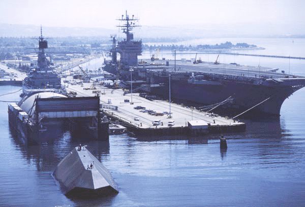 Lockheed Martin stealth leaving US naval base