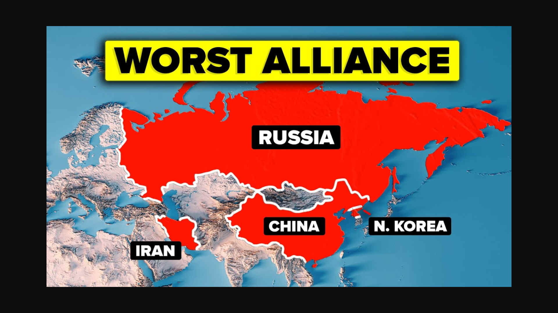 CRINK - The axis alliance consists of China (C) Russia (R) Iran (I) and North Korea (NK)