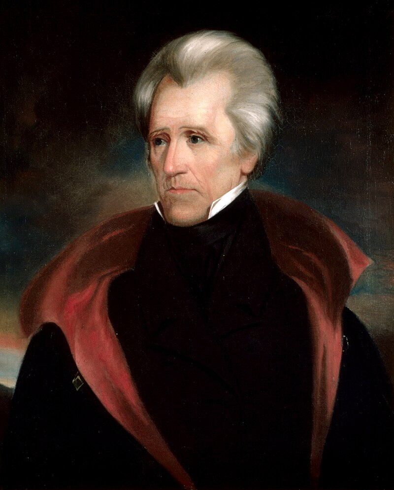 Andrew Jackson (March 15, 1767  June 8, 1845) was an American lawyer, planter, general, and statesman who served as the seventh president of the United States from 1829 to 1837. Before his presidency, he gained fame as a general in the U.S. Army and served in both houses of the U.S. Congress. Often praised as an advocate for ordinary Americans and for his work in preserving the union of states, Jackson has also been criticized for his racial policies, particularly his treatment of Native Americans.