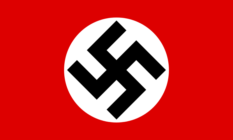 The Nazi flag: Swastika